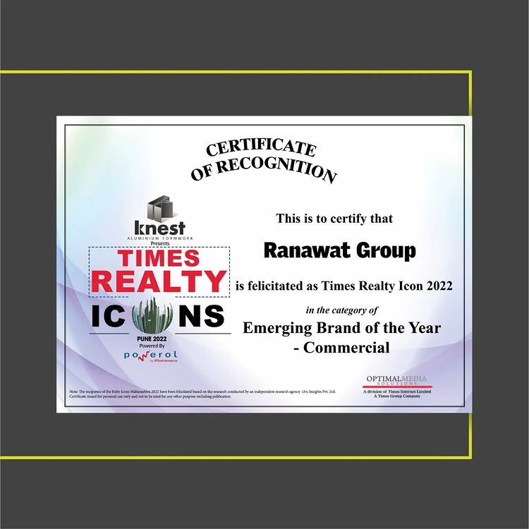 Ranawat Group Award